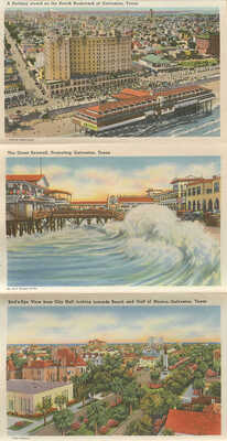 [Сувенир с пляжа Галвестон. Техас]. Souvenir of Galveston beach. Texas. [1930/1940-е].